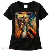Expressionist Scream Squirrel Lovers Artistic Squirrel Women's T-Shirt thumb 0