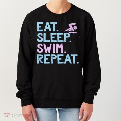 Eat Sleep Swim Repeat Swimmer Gift Women's Sweatshirt