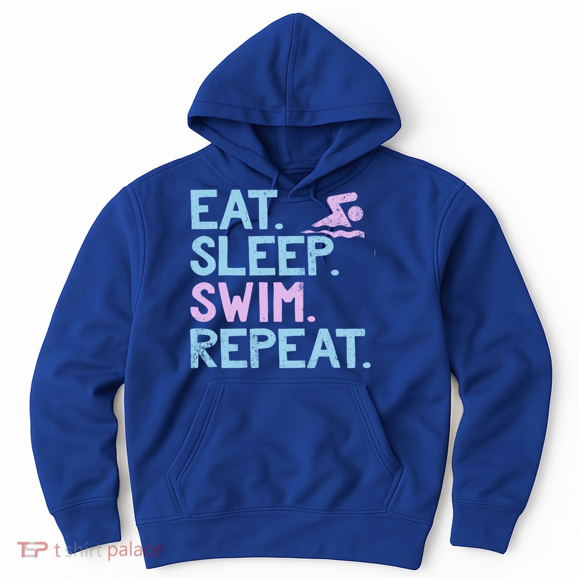 Eat Sleep Swim Repeat Swimmer Gift Hoodie