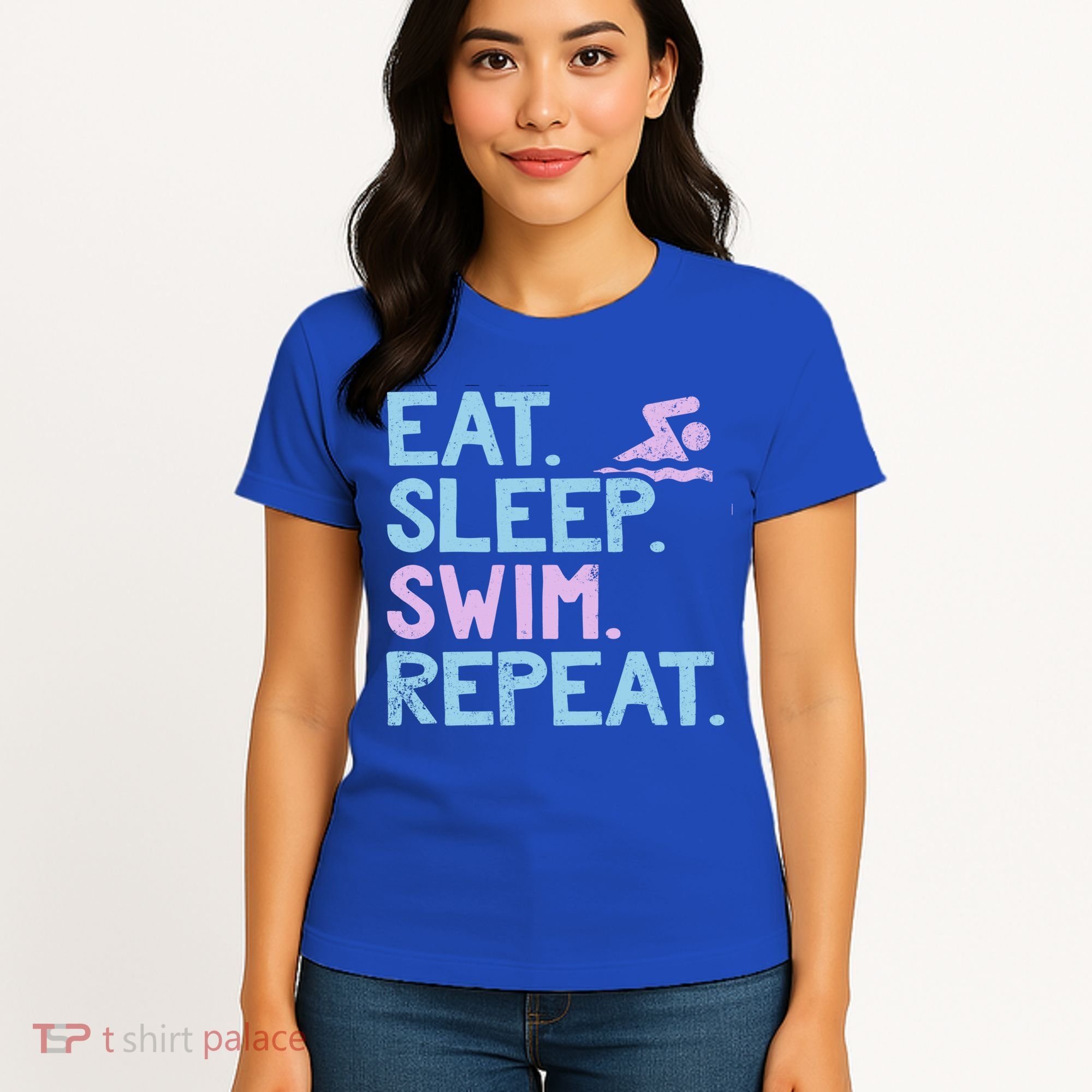 Eat Sleep Swim Repeat Swimmer Gift Women's T-Shirt