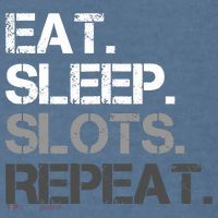Eat Sleep Slots Repeat - Funny Slot Machine Gambling Comfort Colors Garment-Dyed Hooded Sweatshirt thumb 2