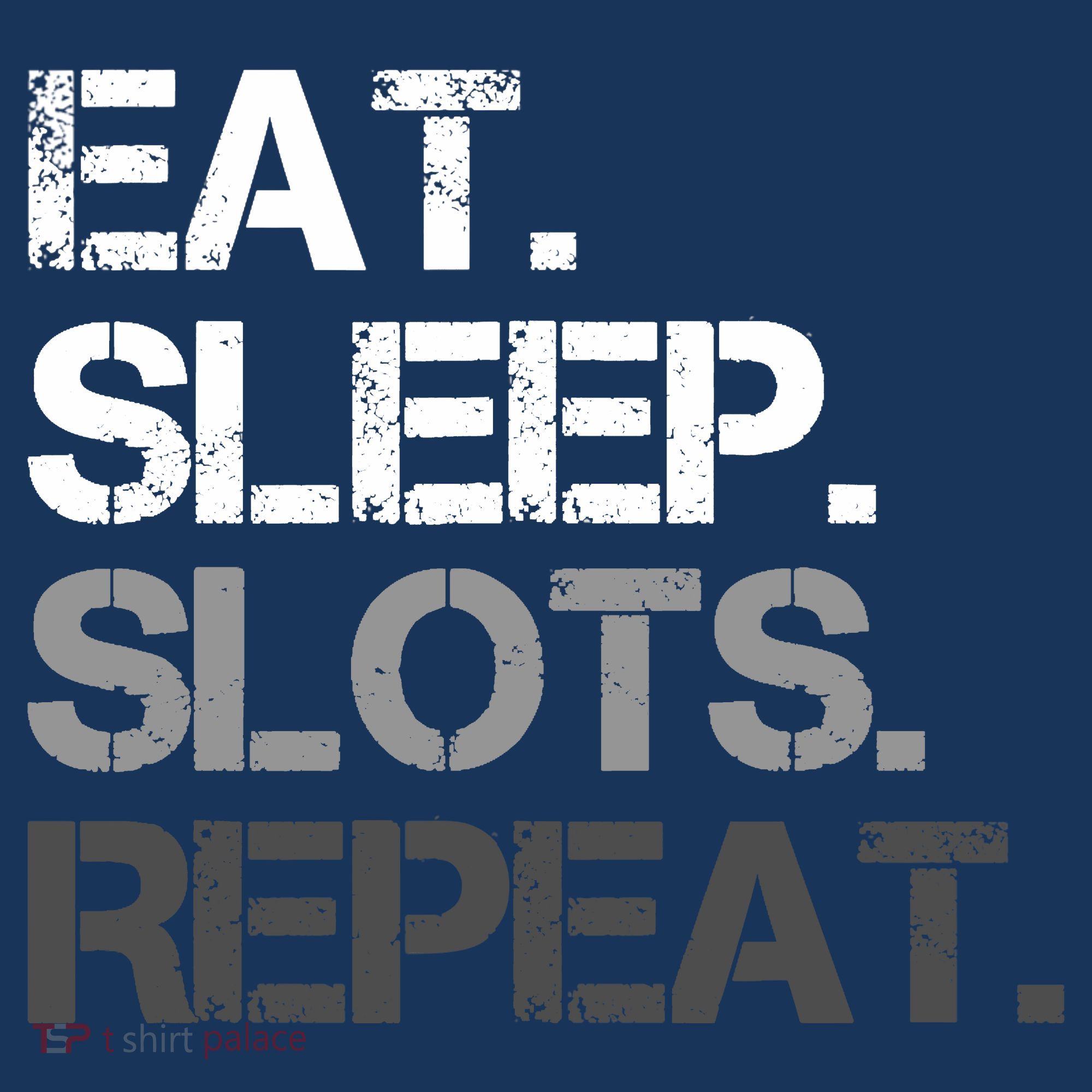 Eat Sleep Slots Repeat - Funny Slot Machine Gambling Beanie