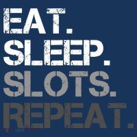 Eat Sleep Slots Repeat - Funny Slot Machine Gambling Kids T-Shirt thumb 4