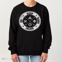 Eat Sleep Scout Repeat Scouting Lover Survival Women's Sweatshirt thumb 0
