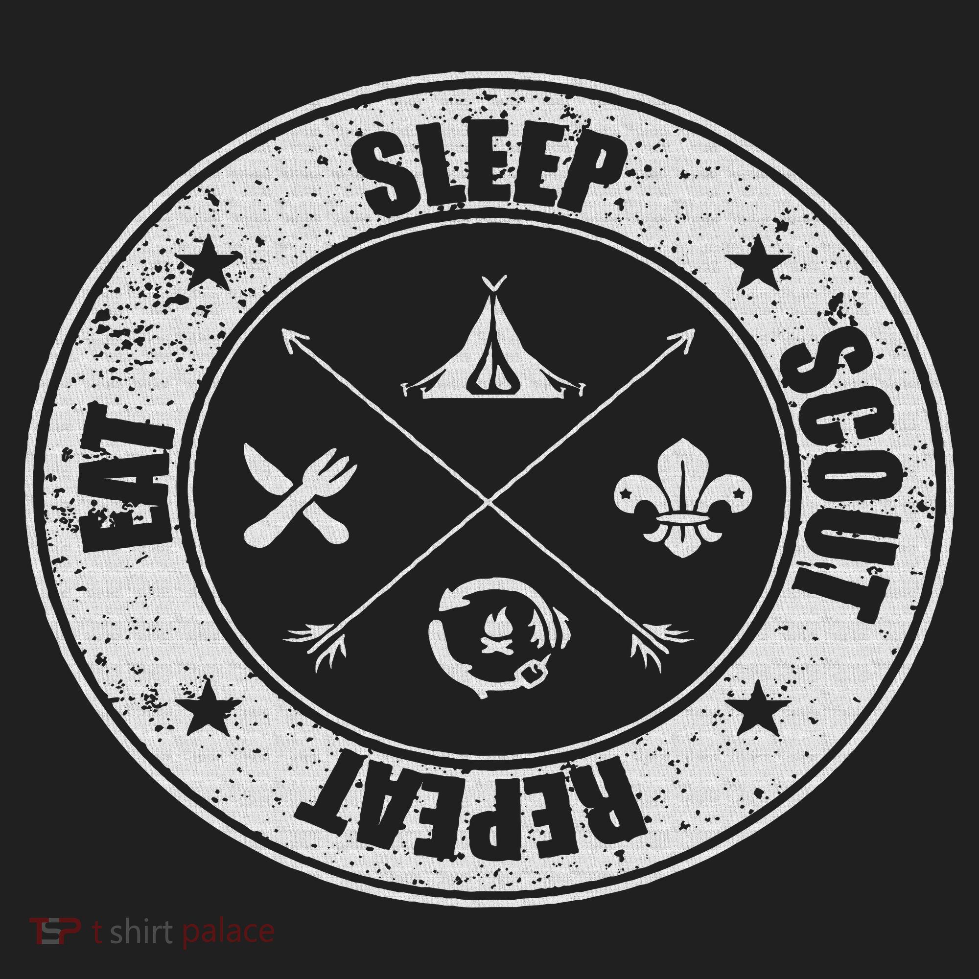 Eat Sleep Scout Repeat Scouting Lover Survival Women's Sweatshirt