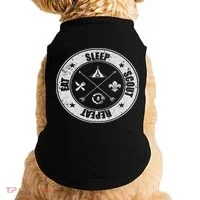 Eat Sleep Scout Repeat Scouting Lover Survival Doggie Tank thumb 0