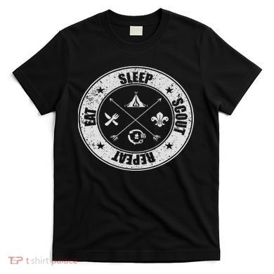Eat Sleep Scout Repeat Scouting Lover Survival T-Shirt
