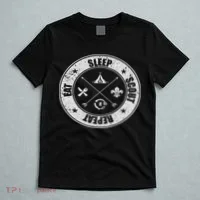 Eat Sleep Scout Repeat Scouting Lover Survival T-Shirt thumb 5