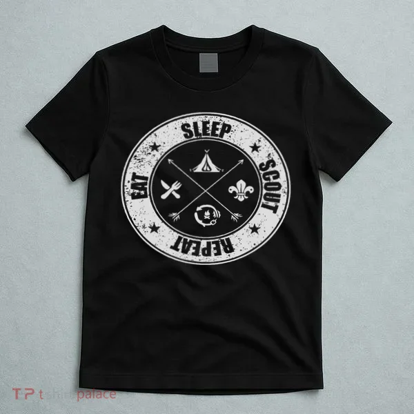 Eat Sleep Scout Repeat Scouting Lover Survival T-Shirt