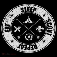 Eat Sleep Scout Repeat Scouting Lover Survival Bucket Hat thumb 4