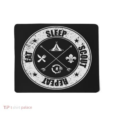 Eat Sleep Scout Repeat Scouting Lover Survival Mousepad