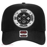 Eat Sleep Scout Repeat Scouting Lover Survival Hat thumb 0