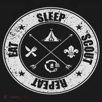 Eat Sleep Scout Repeat Scouting Lover Survival Toddler Hoodie thumb 2