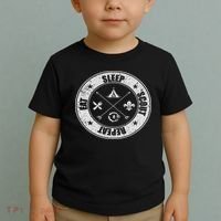 Eat Sleep Scout Repeat Scouting Lover Survival Toddler T-Shirt thumb 2