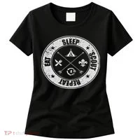 Eat Sleep Scout Repeat Scouting Lover Survival Women's T-Shirt thumb 0