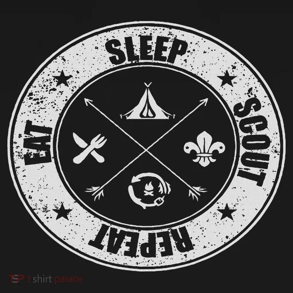 Eat Sleep Scout Repeat Scouting Lover Survival Women's T-Shirt
