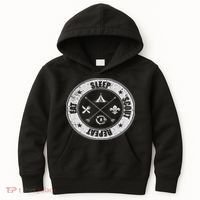 Eat Sleep Scout Repeat Scouting Lover Survival Kids Hoodie thumb 0