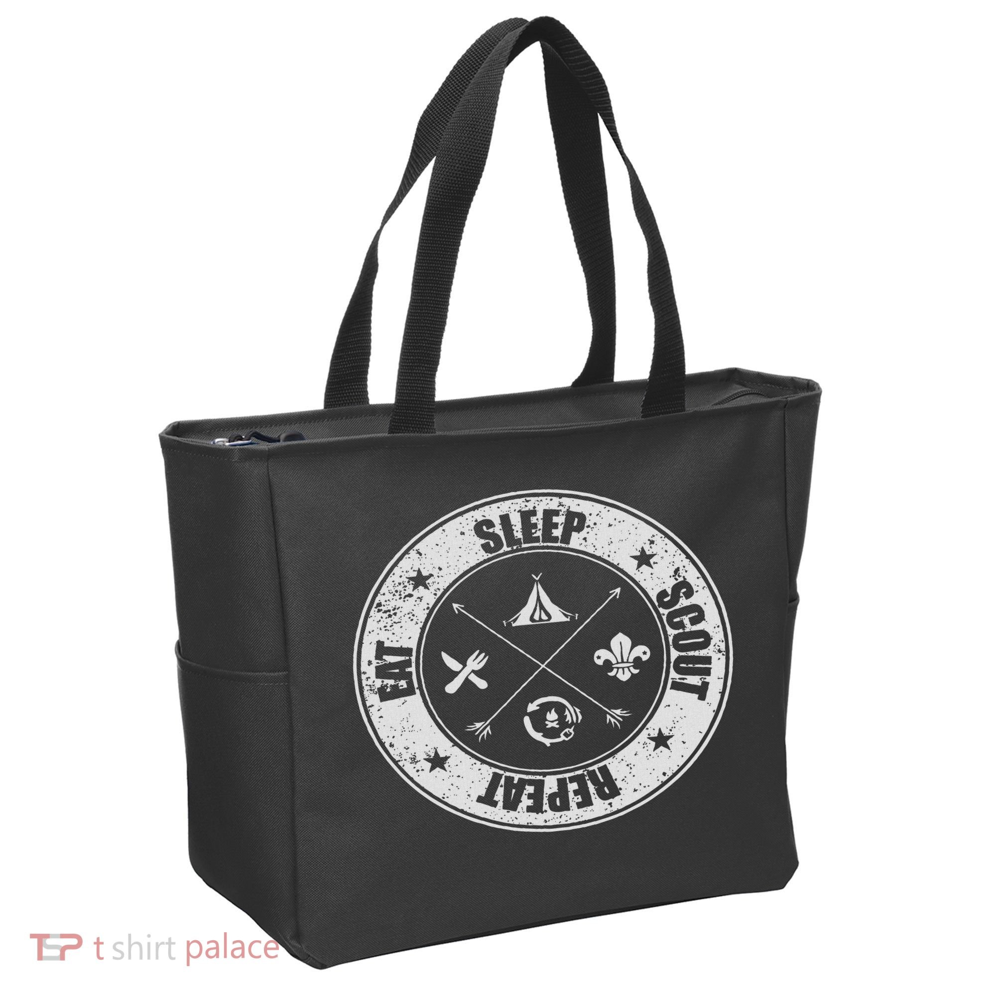 Eat Sleep Scout Repeat Scouting Lover Survival Tote Bag