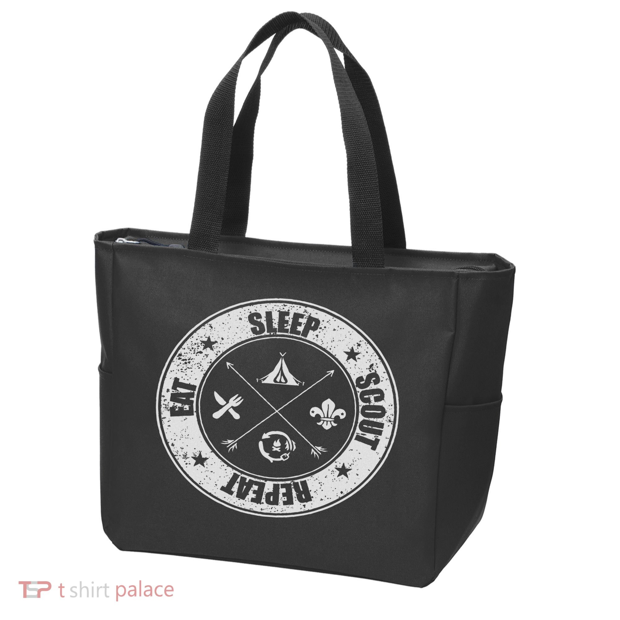 Eat Sleep Scout Repeat Scouting Lover Survival Tote Bag