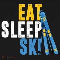 Eat Sleep Ski Skiing Winter Sports Mountain Skier Gift Women's Hoodie thumb 2