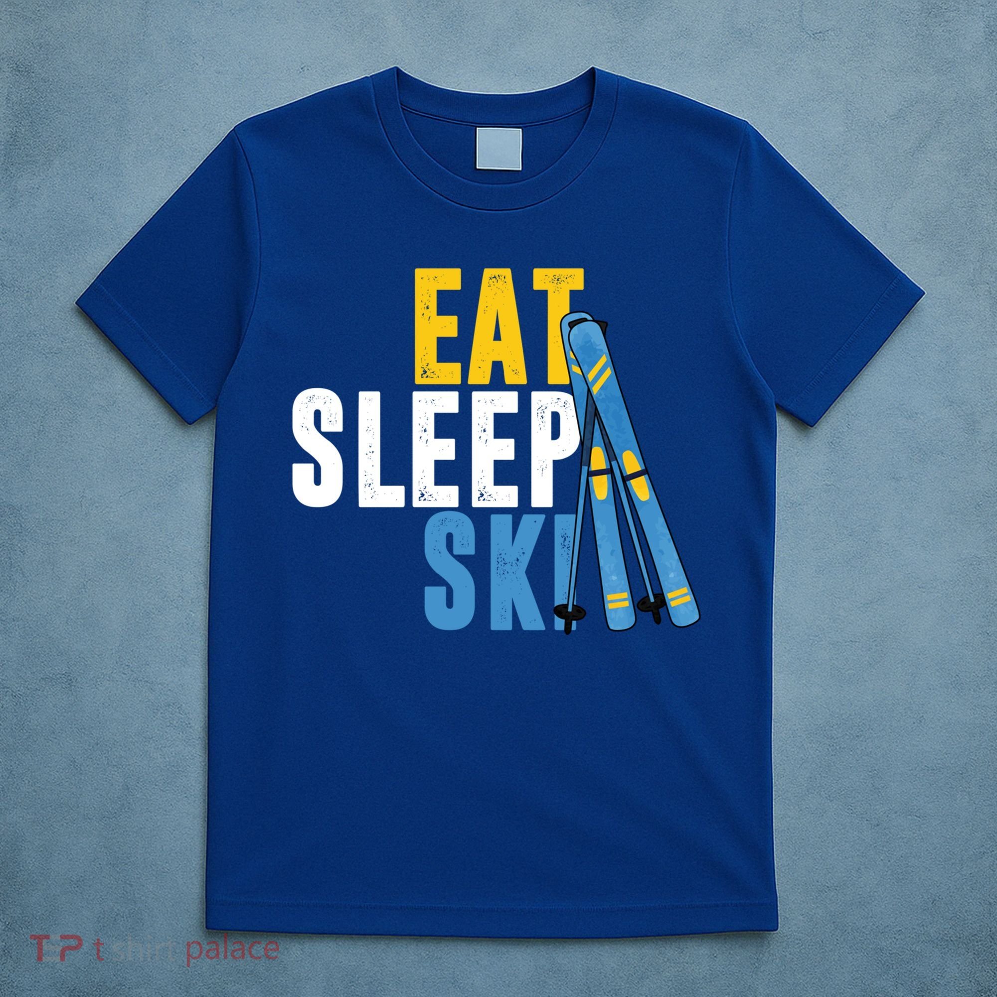 Eat Sleep Ski Skiing Winter Sports Mountain Skier Gift T-Shirt