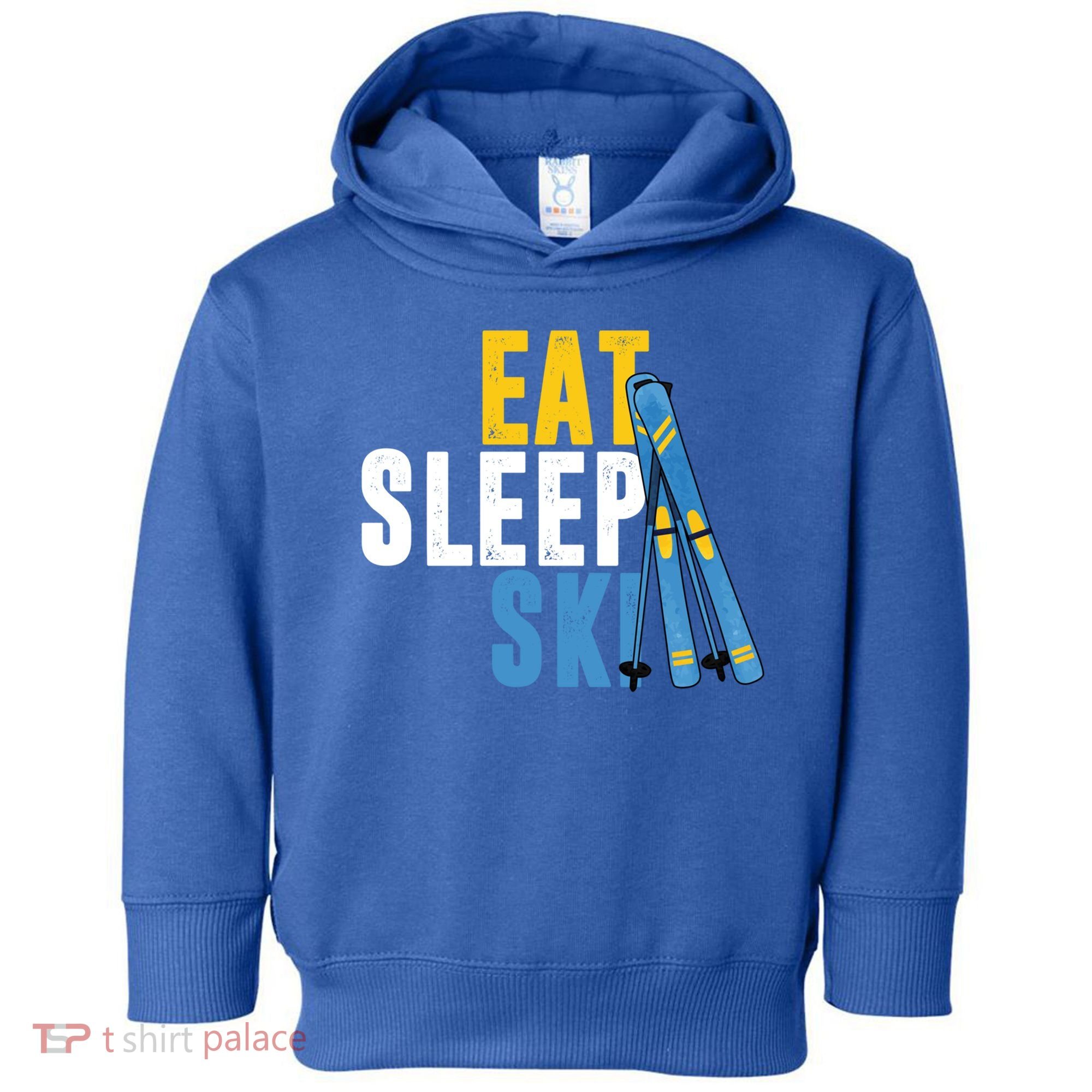 Eat Sleep Ski Skiing Winter Sports Mountain Skier Gift Toddler Hoodie