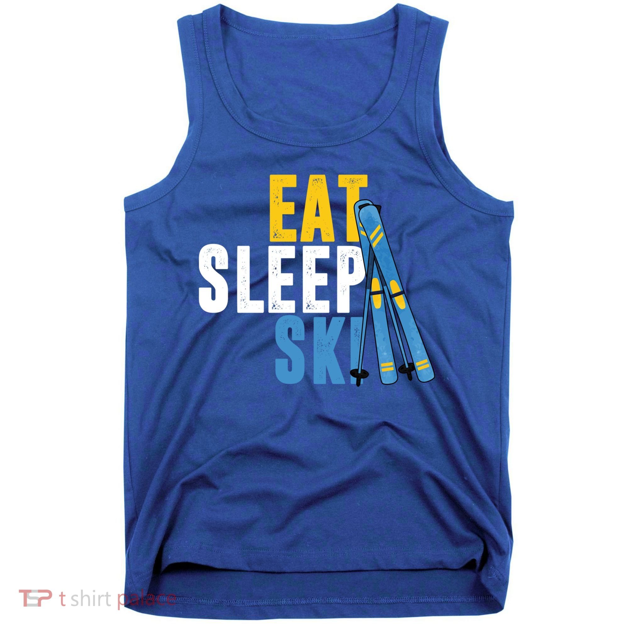 Eat Sleep Ski Skiing Winter Sports Mountain Skier Gift Tank Top