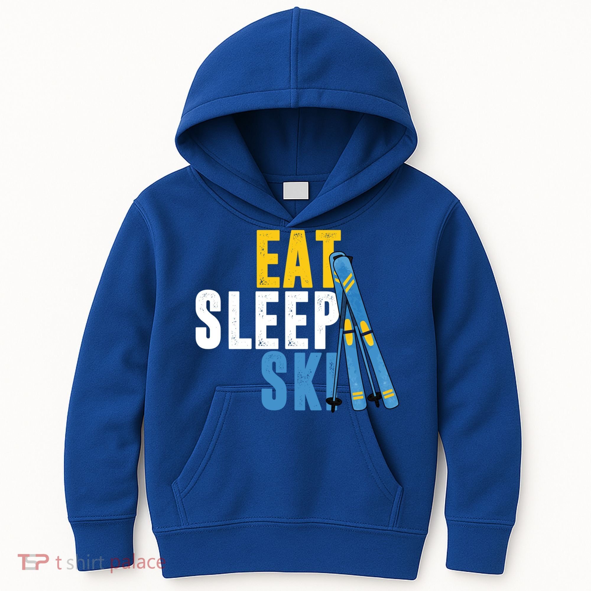 Eat Sleep Ski Skiing Winter Sports Mountain Skier Gift Kids Hoodie