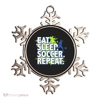 Eat Sleep Soccer Repeat Gift Ornament
