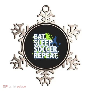 Eat Sleep Soccer Repeat Gift Ornament