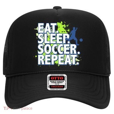 Eat Sleep Soccer Repeat Gift Hat
