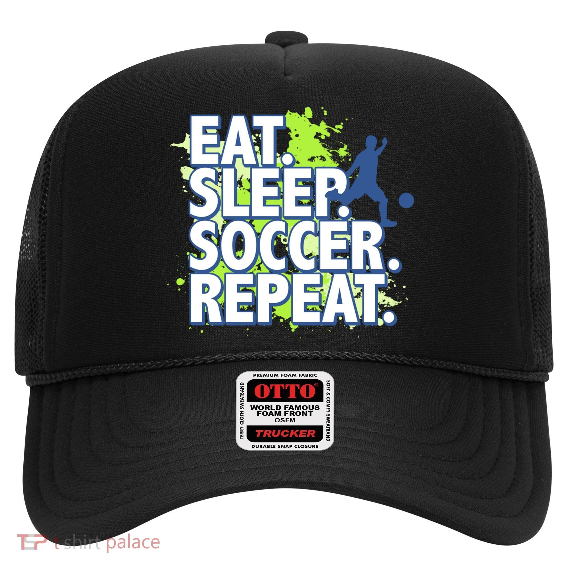 Eat Sleep Soccer Repeat Gift Hat