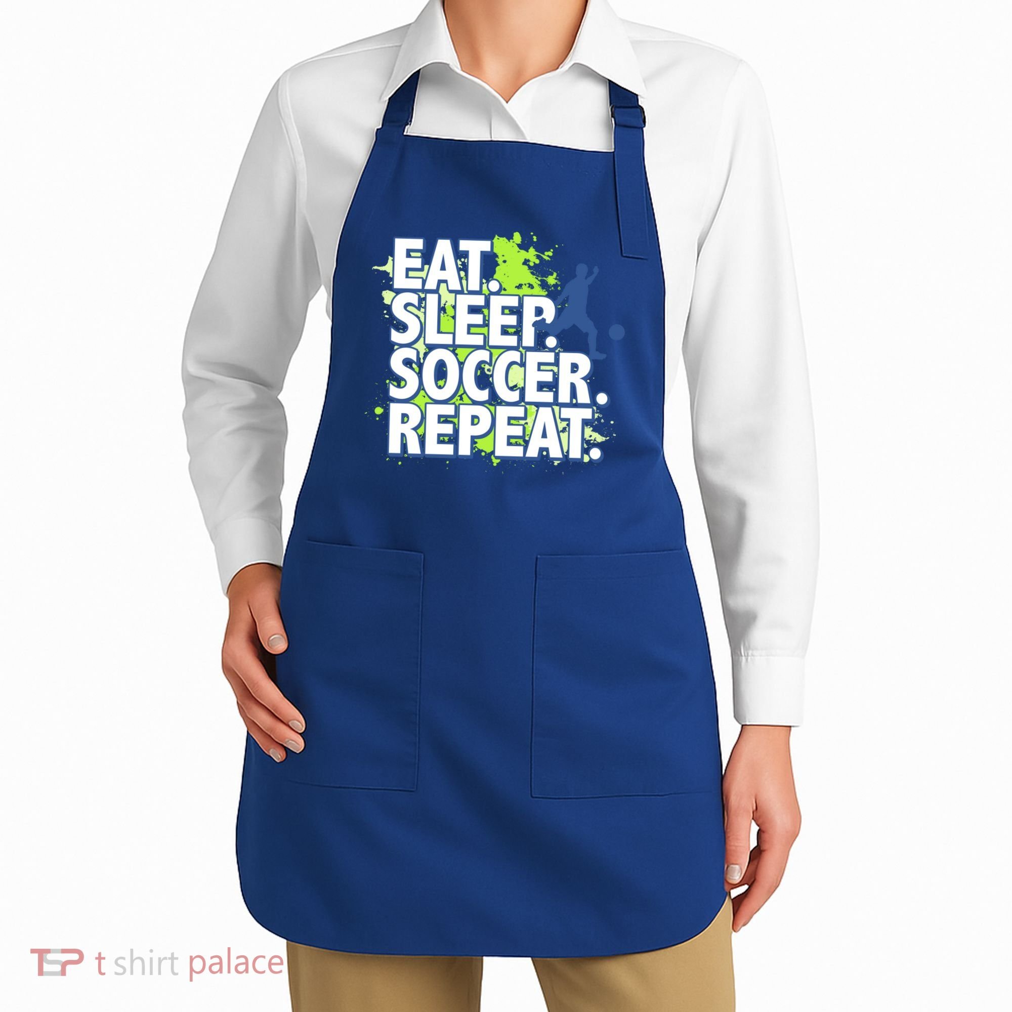 Eat Sleep Soccer Repeat Gift Apron