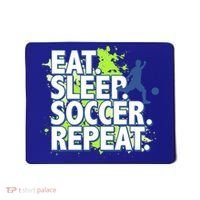 Eat Sleep Soccer Repeat Gift Mousepad thumb 0