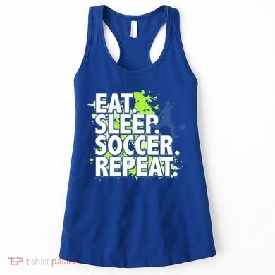 Eat Sleep Soccer Repeat Gift Women's Tank Top
