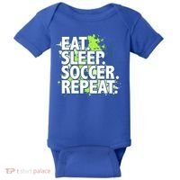 Eat Sleep Soccer Repeat Gift Baby Bodysuit thumb 0