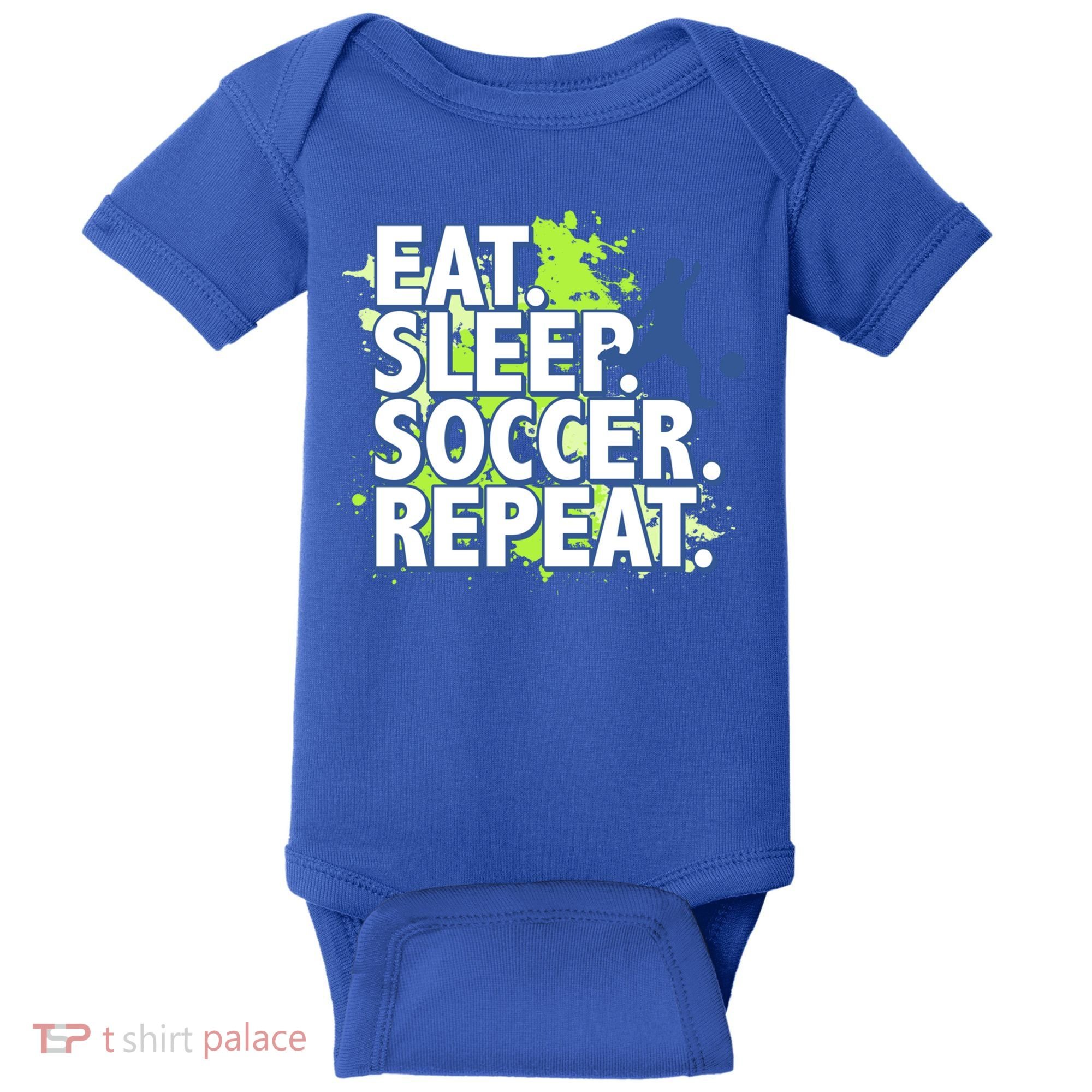 Eat Sleep Soccer Repeat Gift Baby Bodysuit