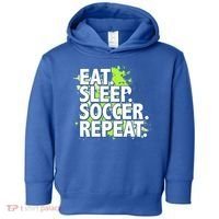 Eat Sleep Soccer Repeat Gift Toddler Hoodie thumb 0