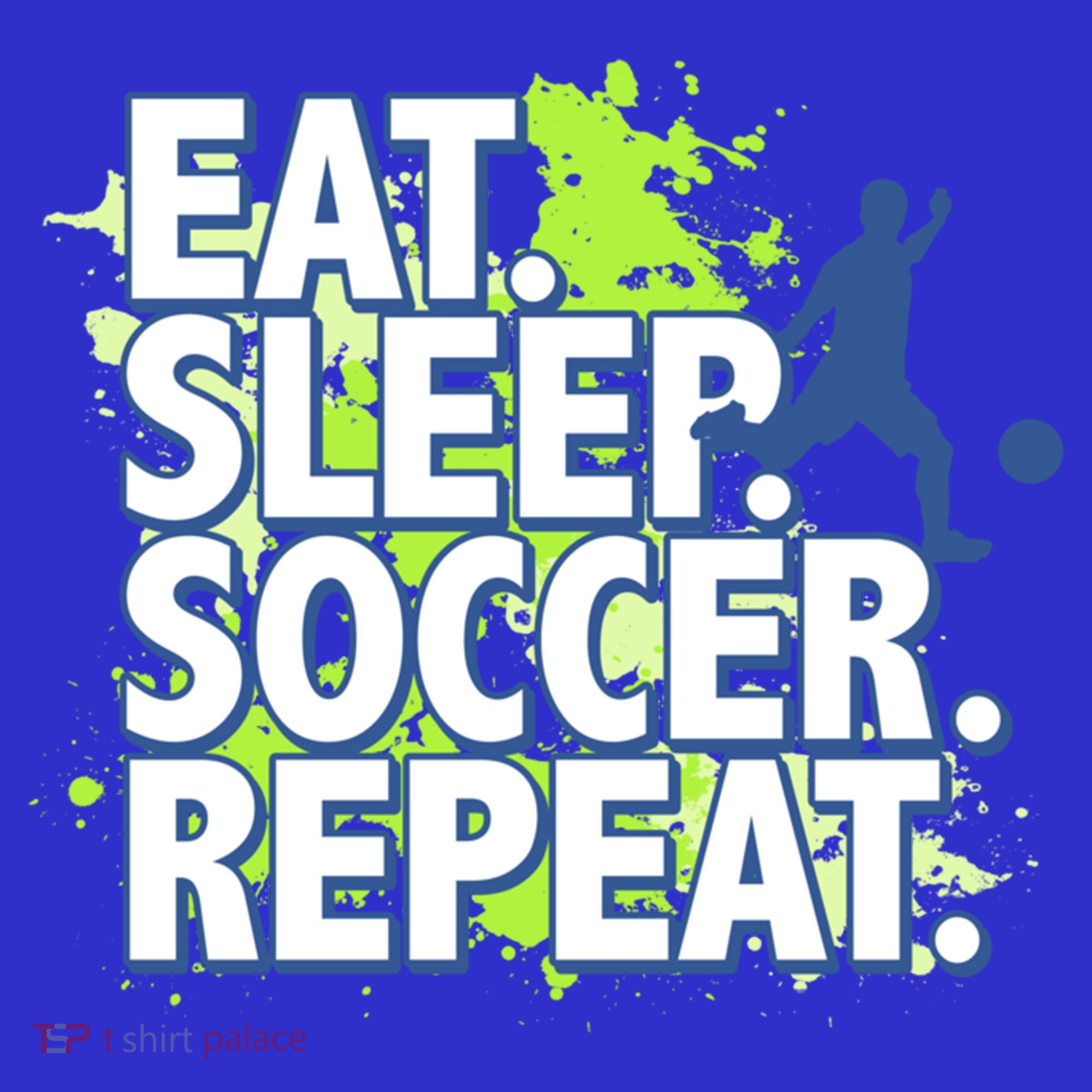 Eat Sleep Soccer Repeat Gift Visor