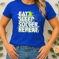 Eat Sleep Soccer Repeat Gift Women's T-Shirt thumb 2