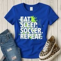 Eat Sleep Soccer Repeat Gift Women's T-Shirt thumb 3