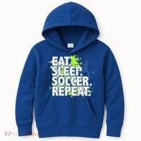 Eat Sleep Soccer Repeat Gift Kids Hoodie thumb 0