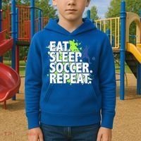 Eat Sleep Soccer Repeat Gift Kids Hoodie thumb 2
