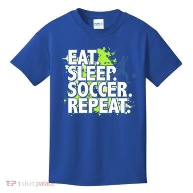 Eat Sleep Soccer Repeat Gift Kids T-Shirt