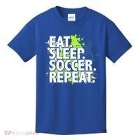 Eat Sleep Soccer Repeat Gift Kids T-Shirt thumb 0