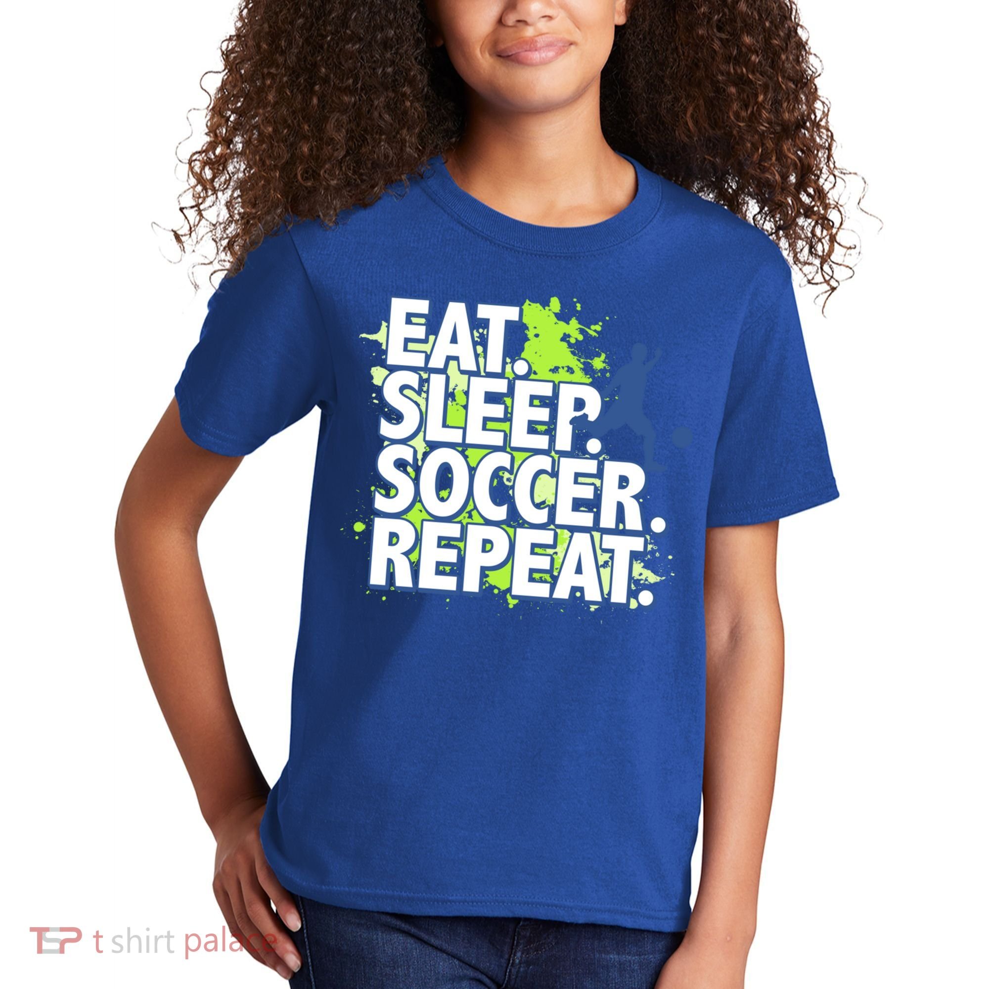 Eat Sleep Soccer Repeat Gift Kids T-Shirt