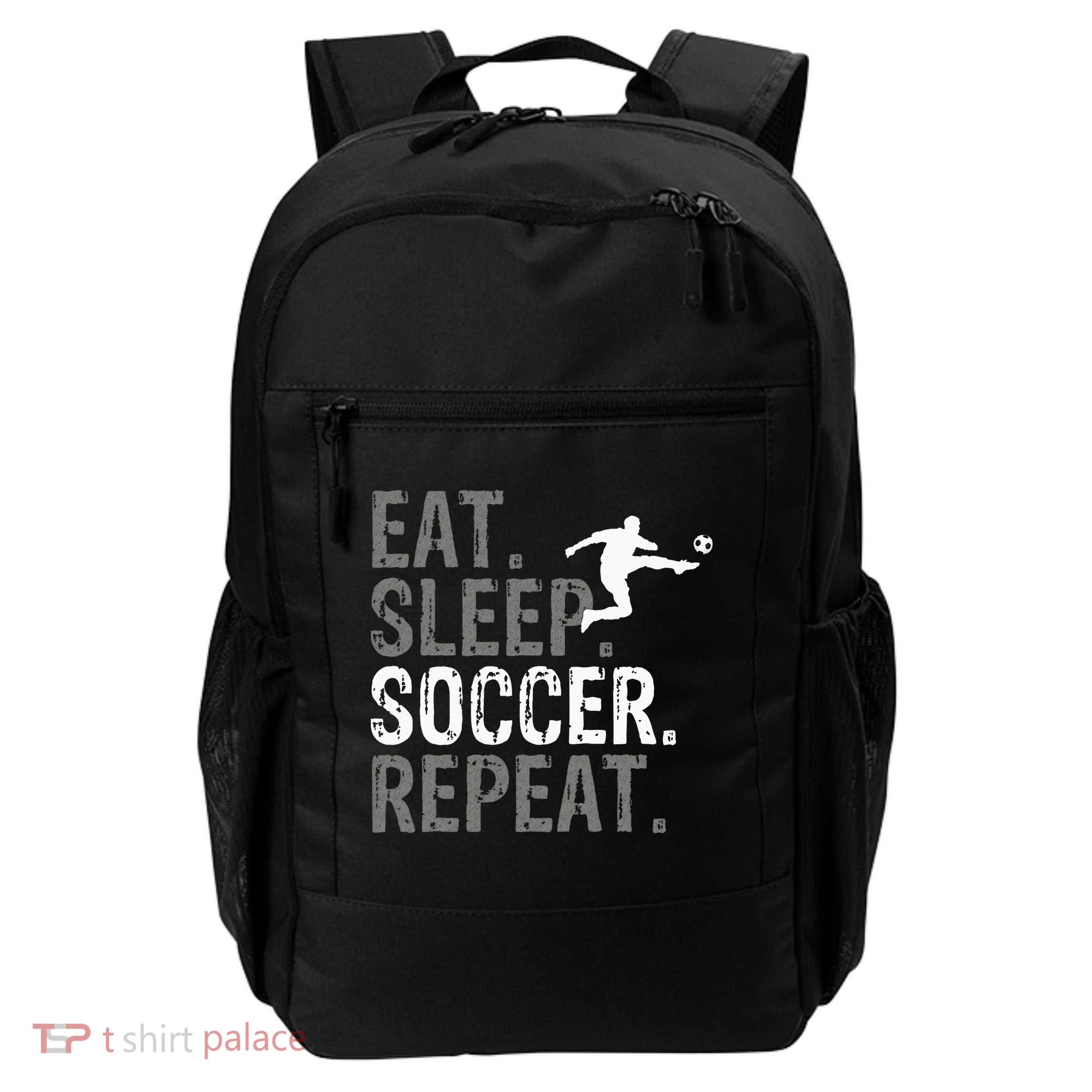 Eat Sleep Soccer Repeat Soccer Graphic Backpack