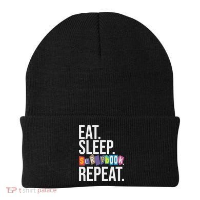 Eat Sleep Scrapbook Repeat Scrapbooker Scrapbooking Lover Beanie