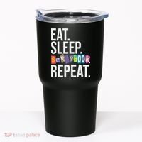 Eat Sleep Scrapbook Repeat Scrapbooker Scrapbooking Lover Tumbler thumb 0