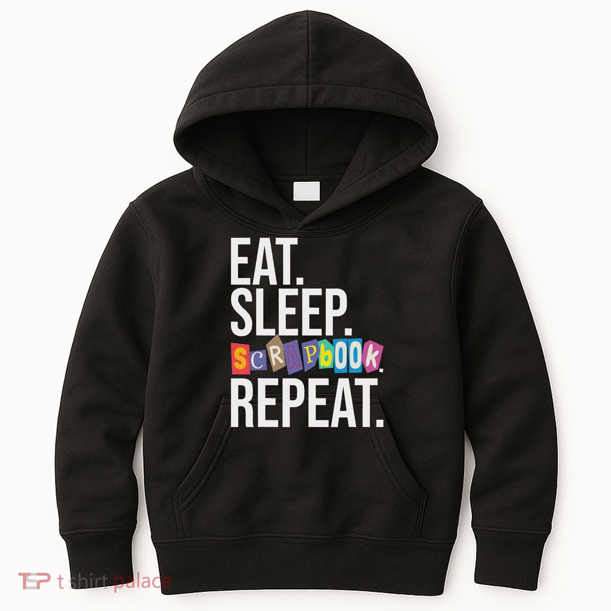 Eat Sleep Scrapbook Repeat Scrapbooker Scrapbooking Lover Kids Hoodie